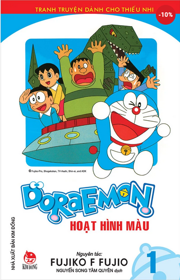 Nhà xuất bản Kim Đồng độc quyền sở hữu bộ truyện tranh Doremon