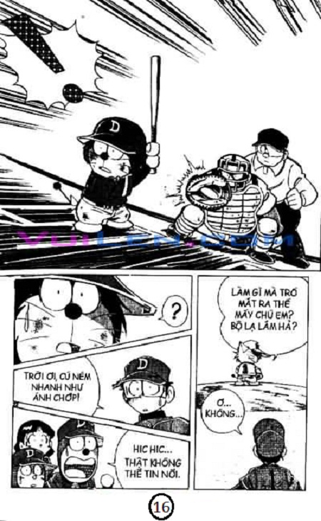 Đọc truyện doremon bóng chày chap 16 - Món quà của ShiroEmon