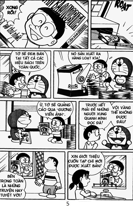 Truyện Tranh Doremon Ngắn: Tuần Báo Nobita